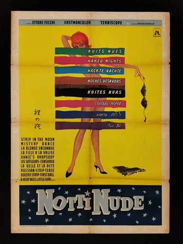 Notti nude poster - notti,